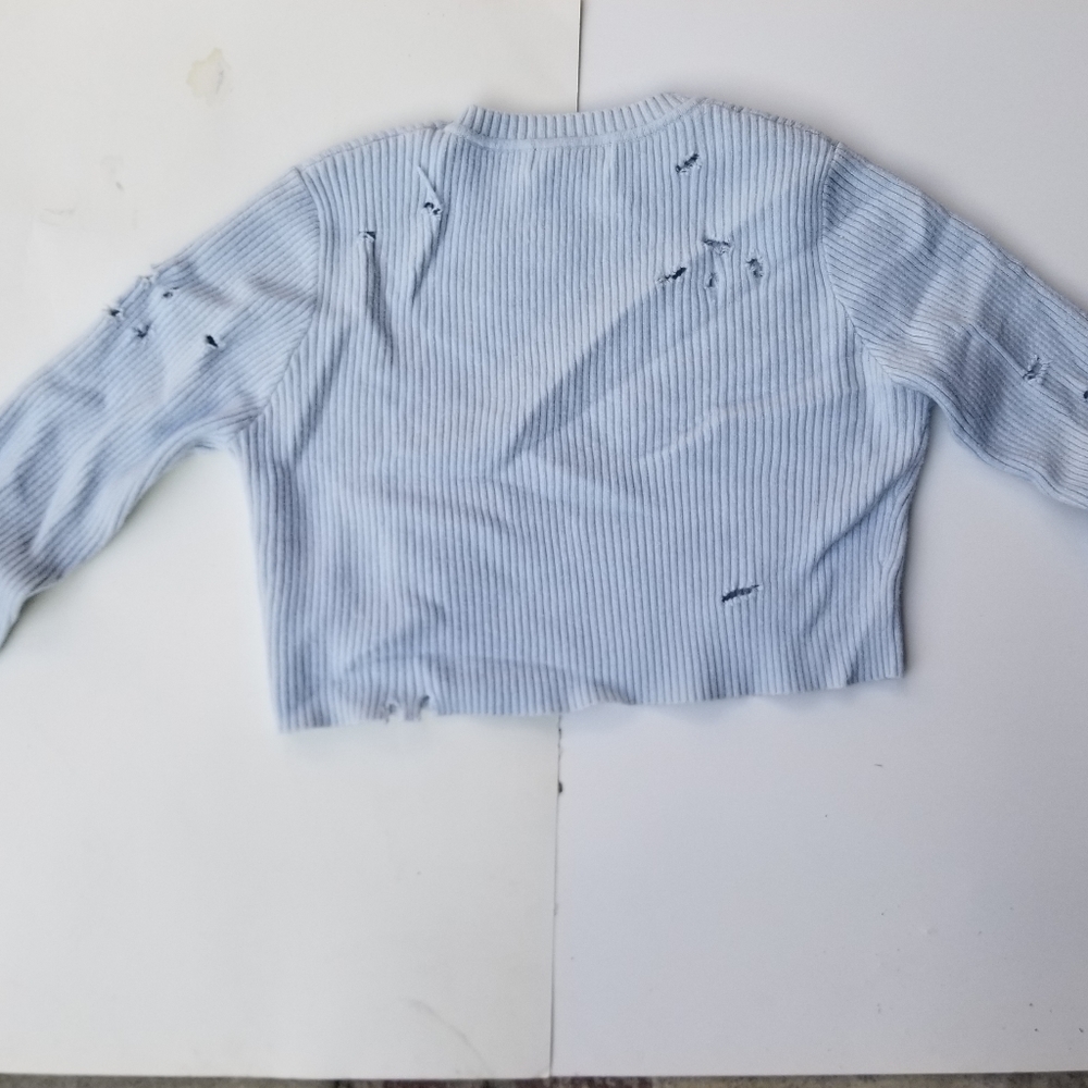 White Fox Boutique Distressed Sweater